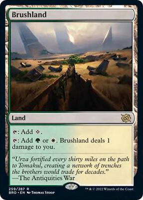 Brushland card from The Brothers' War
