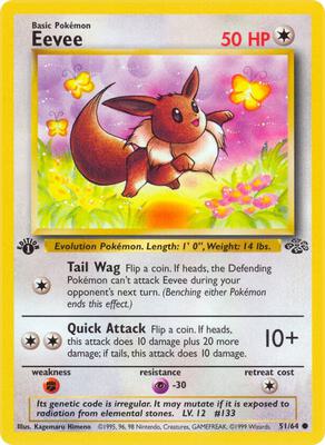 Eevee card from Jungle