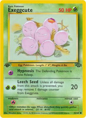 Exeggcute card from Jungle