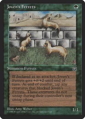 Joven's Ferrets card from Homelands