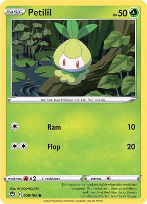 Petilil card from SWSH12: Silver Tempest