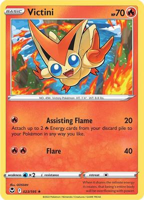 Victini card from SWSH12: Silver Tempest