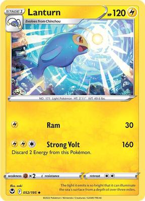 Lanturn card from SWSH12: Silver Tempest