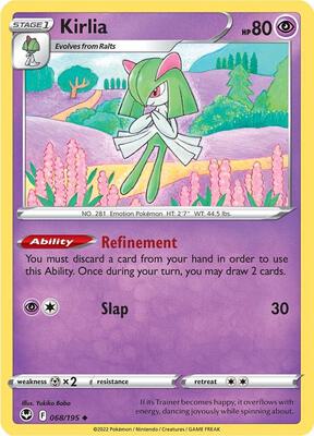 Kirlia card from SWSH12: Silver Tempest