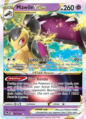 Mawile VSTAR card from SWSH12: Silver Tempest