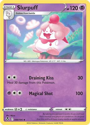 Slurpuff card from SWSH12: Silver Tempest