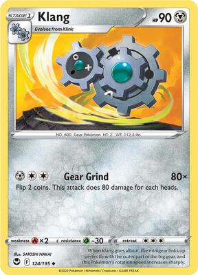 Klang card from SWSH12: Silver Tempest