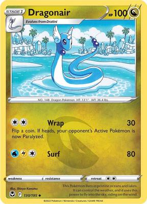 Dragonair card from SWSH12: Silver Tempest