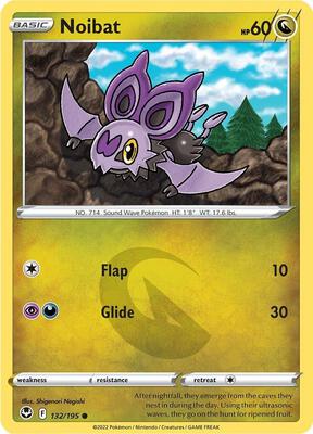 Noibat card from SWSH12: Silver Tempest