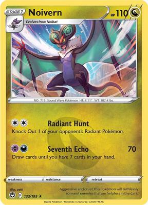 Noivern card from SWSH12: Silver Tempest