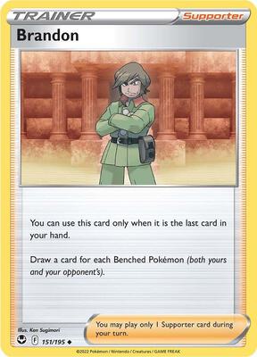 Brandon card from SWSH12: Silver Tempest