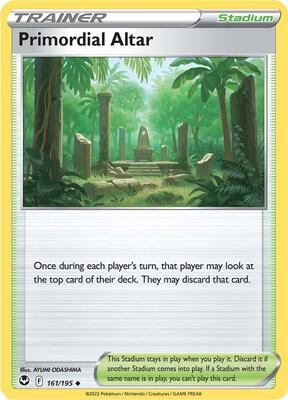 Primordial Altar card from SWSH12: Silver Tempest