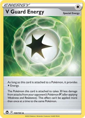 V Guard Energy card from SWSH12: Silver Tempest