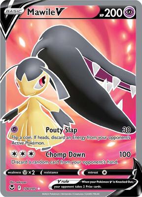 Mawile V (Full Art) card from SWSH12: Silver Tempest