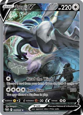 Lugia V (Alternate Full Art) card from SWSH12: Silver Tempest