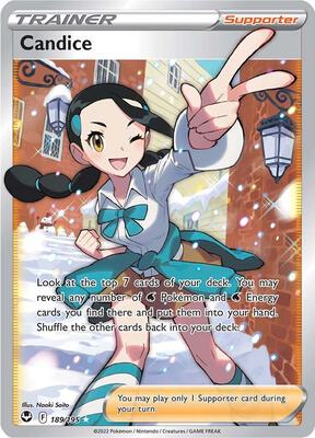 Candice (Full Art) card from SWSH12: Silver Tempest