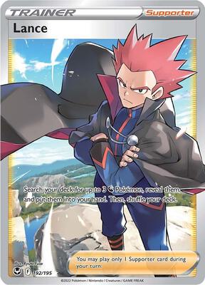 Lance (Full Art) card from SWSH12: Silver Tempest