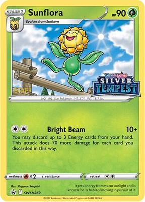 Sunflora - SWSH269 (Prerelease) [STAFF] card from SWSH: Sword & Shield Promo Cards