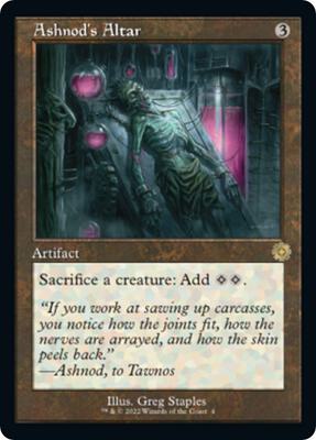 Ashnod's Altar card from The Brothers' War: Retro Frame Artifacts