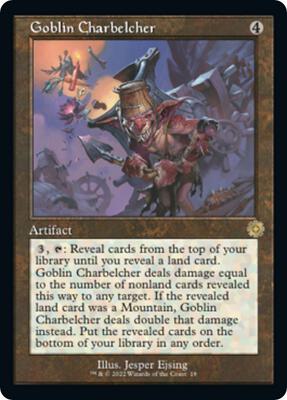 Goblin Charbelcher card from The Brothers' War: Retro Frame Artifacts