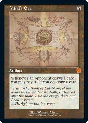 Mind's Eye (Schematic) card from The Brothers' War: Retro Frame Artifacts