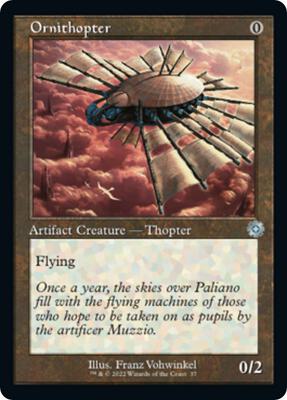 Ornithopter card from The Brothers' War: Retro Frame Artifacts