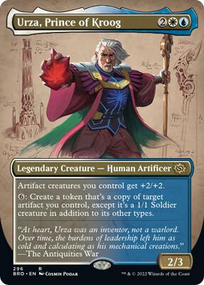 Urza, Prince of Kroog (Borderless) card from The Brothers' War
