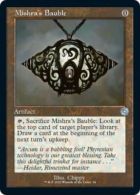Mishra's Bauble card from The Brothers' War: Retro Frame Artifacts