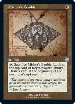 Mishra's Bauble (Schematic) card from The Brothers' War: Retro Frame Artifacts