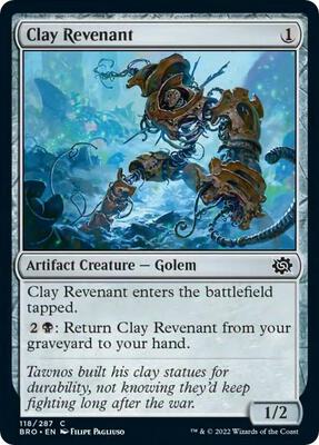 Clay Revenant card from The Brothers' War