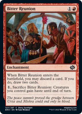 Bitter Reunion card from The Brothers' War