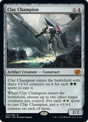 Clay Champion card from The Brothers' War
