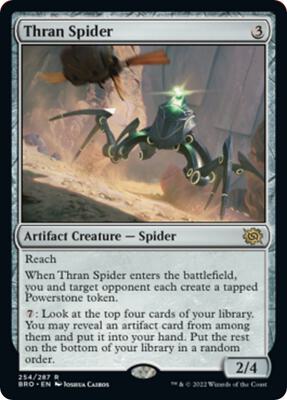 Thran Spider card from The Brothers' War