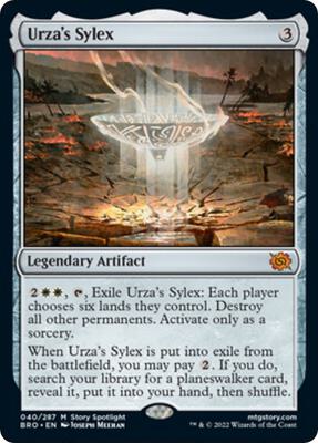 Urza's Sylex card from The Brothers' War