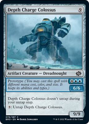 Depth Charge Colossus card from The Brothers' War