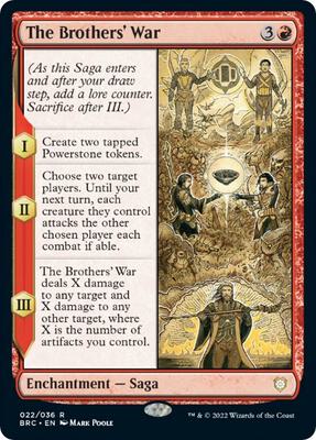 The Brothers' War card from Commander: The Brothers' War