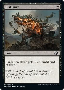 Disfigure card from The Brothers' War