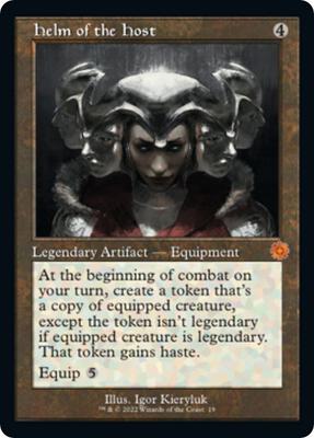 Helm of the Host card from The Brothers' War: Retro Frame Artifacts
