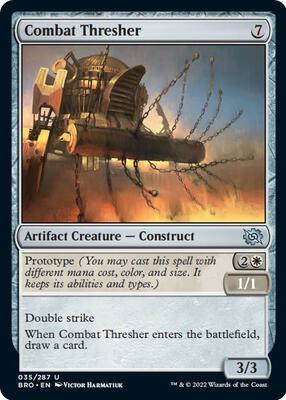 Combat Thresher card from The Brothers' War