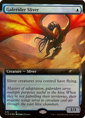 Galerider Sliver (Extended Art) card from Secret Lair Drop Series