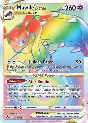 Mawile VSTAR (Secret) card from SWSH12: Silver Tempest