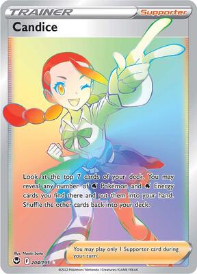 Candice (Secret) card from SWSH12: Silver Tempest