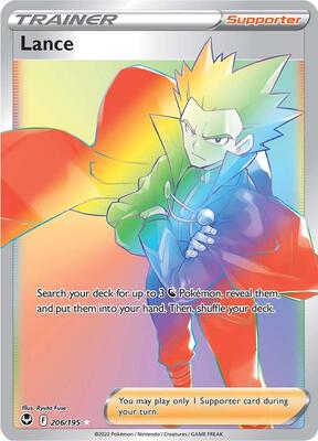 Lance (Secret) card from SWSH12: Silver Tempest