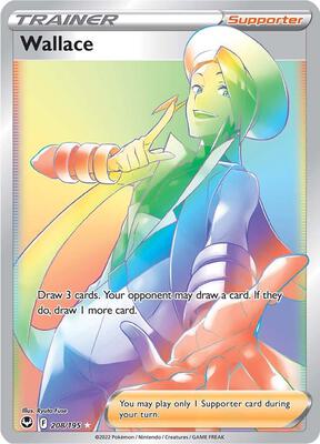 Wallace (Secret) card from SWSH12: Silver Tempest