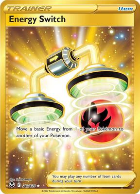 Energy Switch (Secret) card from SWSH12: Silver Tempest