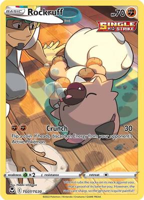 Rockruff card from SWSH12: Silver Tempest Trainer Gallery