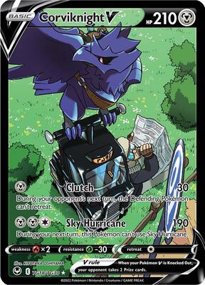 Corviknight V card from SWSH12: Silver Tempest Trainer Gallery
