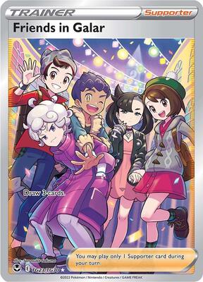 Friends in Galar card from SWSH12: Silver Tempest Trainer Gallery