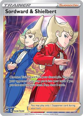 Sordward & Shielbert card from SWSH12: Silver Tempest Trainer Gallery
