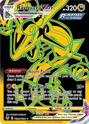 Rayquaza VMAX (Secret) card from SWSH12: Silver Tempest Trainer Gallery